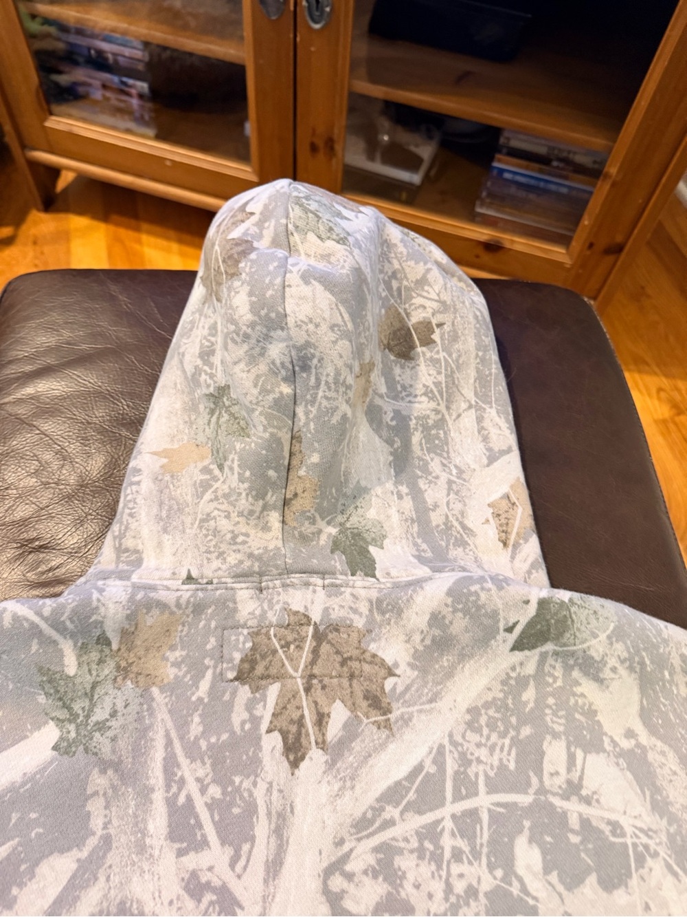 Abercrombie & Fitch Gray Leaf Camouflage Hoodie - Picture 3 of 6